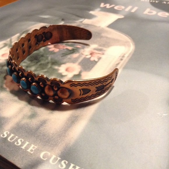 Vintage Solid Cooper Cuff Bracelet - Picture 3 of 8