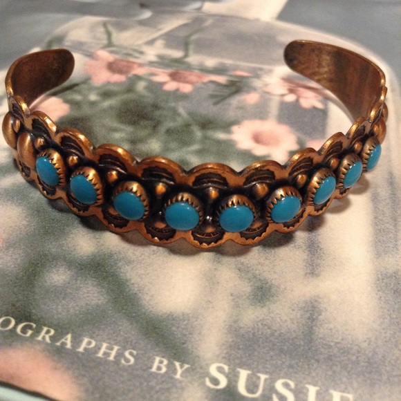 Vintage Solid Cooper Cuff Bracelet - Picture 6 of 8