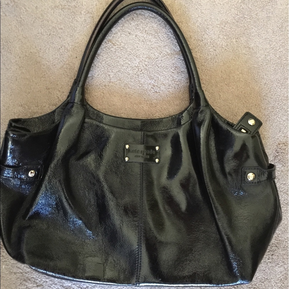 AUTHENTIC KATE ♠️ SPADE purse -brown/black