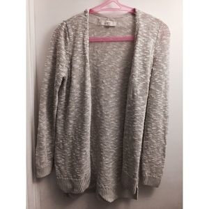 Ann Taylor Loft grey cardigan