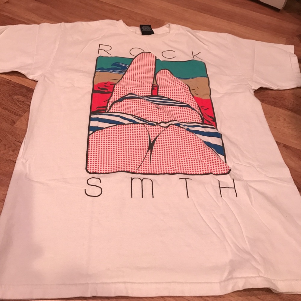 Mens white Rocksmith t shirt. Medium.