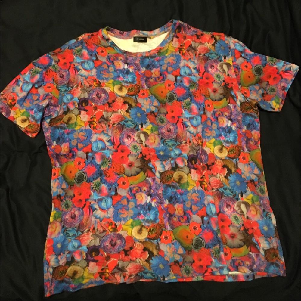 Jil Sander SS11 men's printed t-shirt
