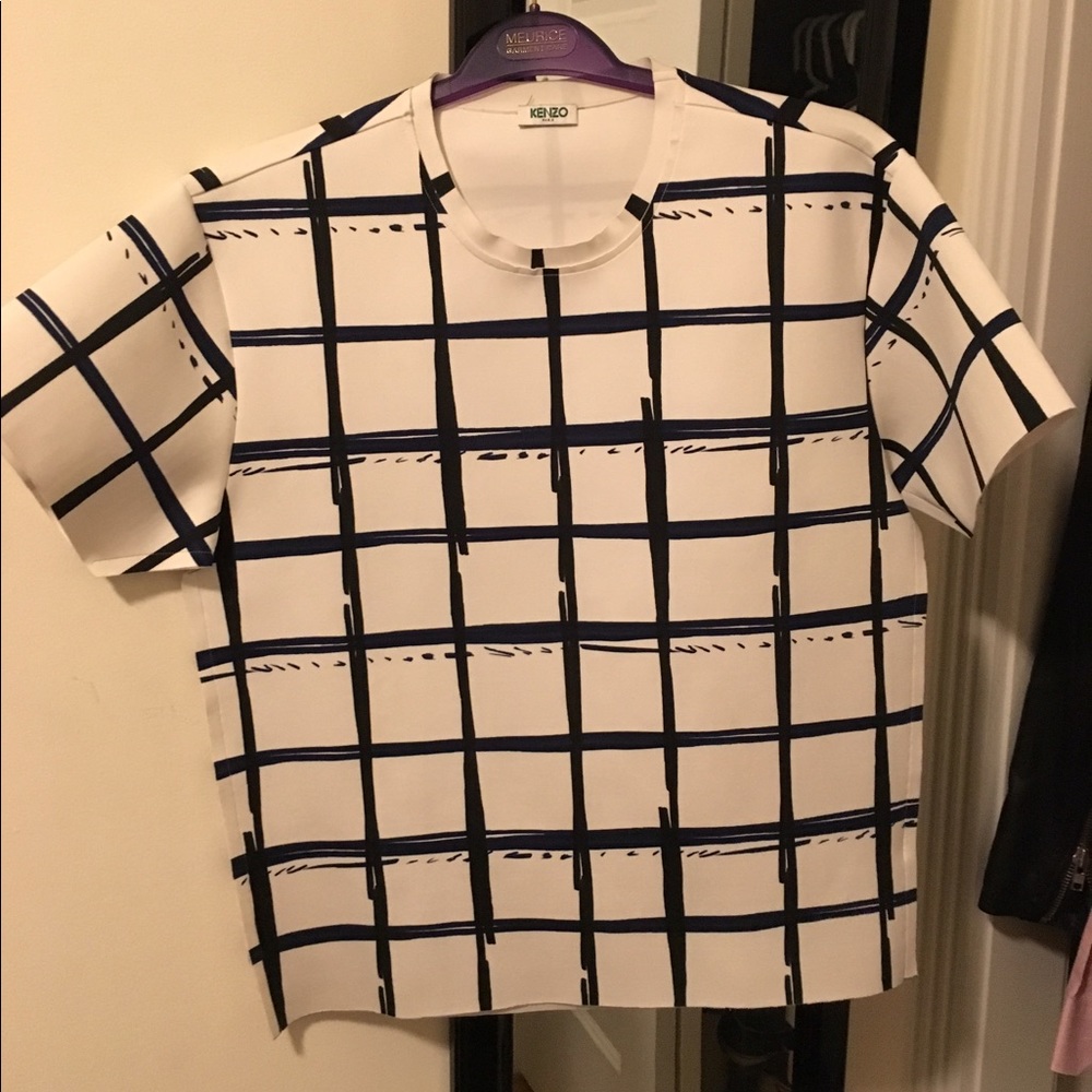 Kenzo spring 2014 men's printed neoprene t-shirt