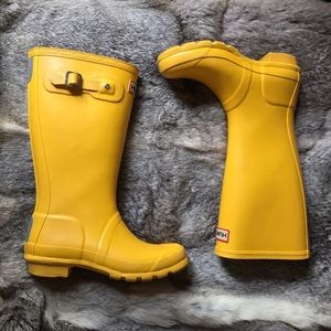 HP✨6/1 Kids Hunter Yellow Rain Boots