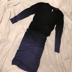 Style Stalker royal blue ombré dress