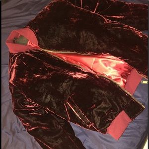Reves Paris RED BOMBER jacket never worn!