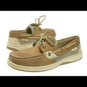 Sperry top-wider women's bluefish boat shoes