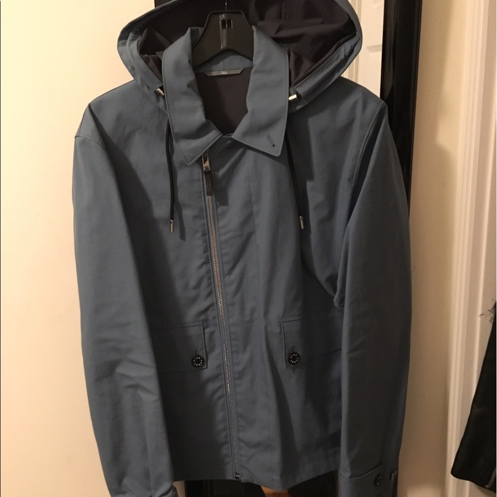 Dior Homme blue zip-up jacket