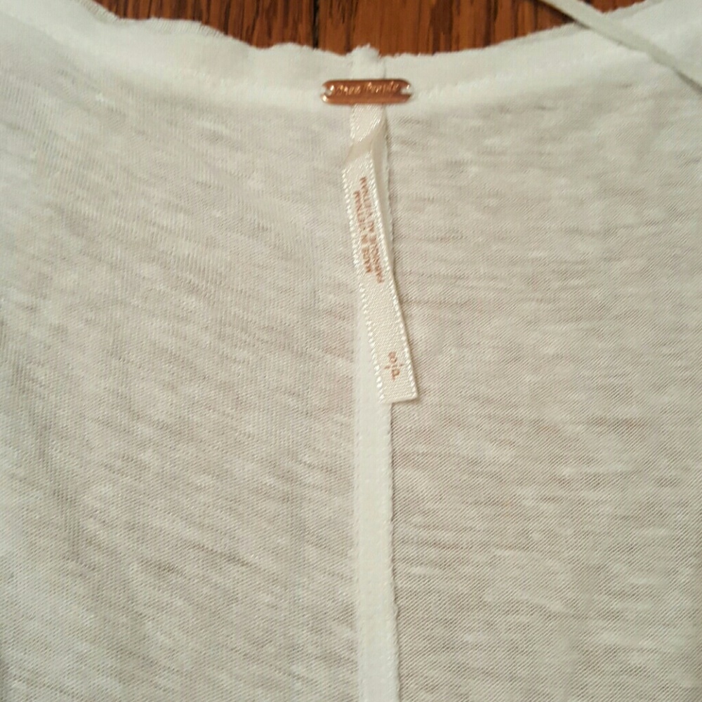 New Free People Mary Anne Layered Tee - Picture 6 of 7