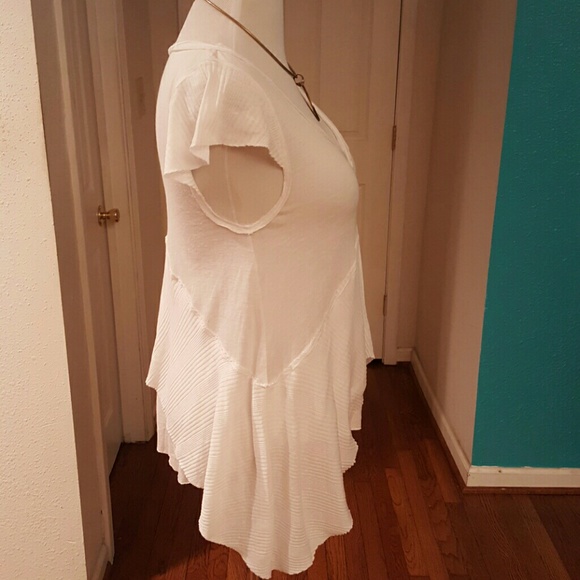 New Free People Mary Anne Layered Tee - Picture 3 of 7