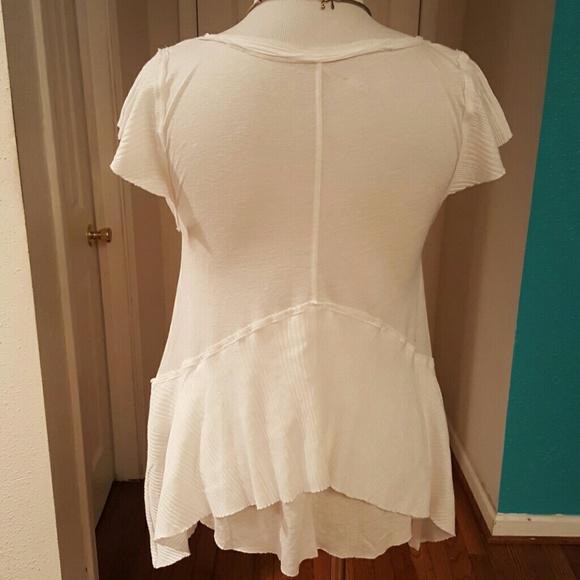 New Free People Mary Anne Layered Tee - Picture 4 of 7