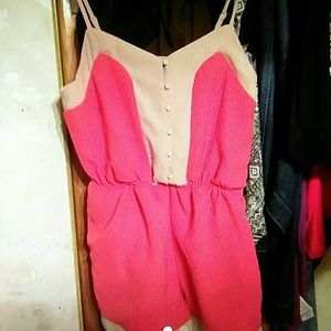 Cute papaya romper