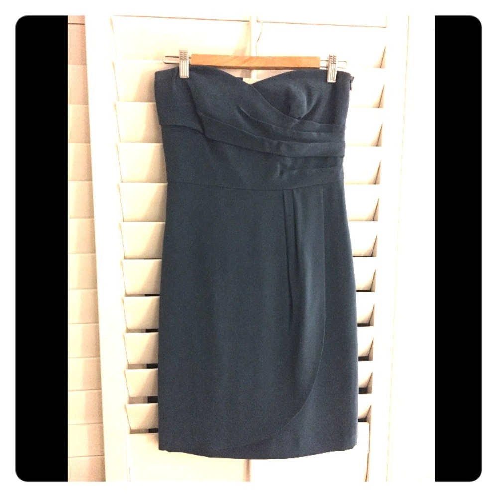 Peacock blue Ann Taylor dress