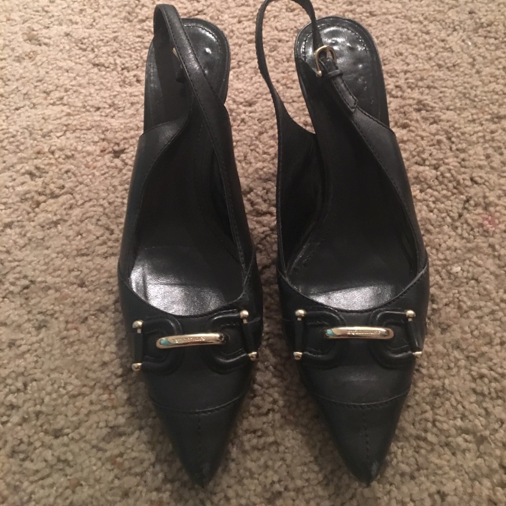 Burberry black heels