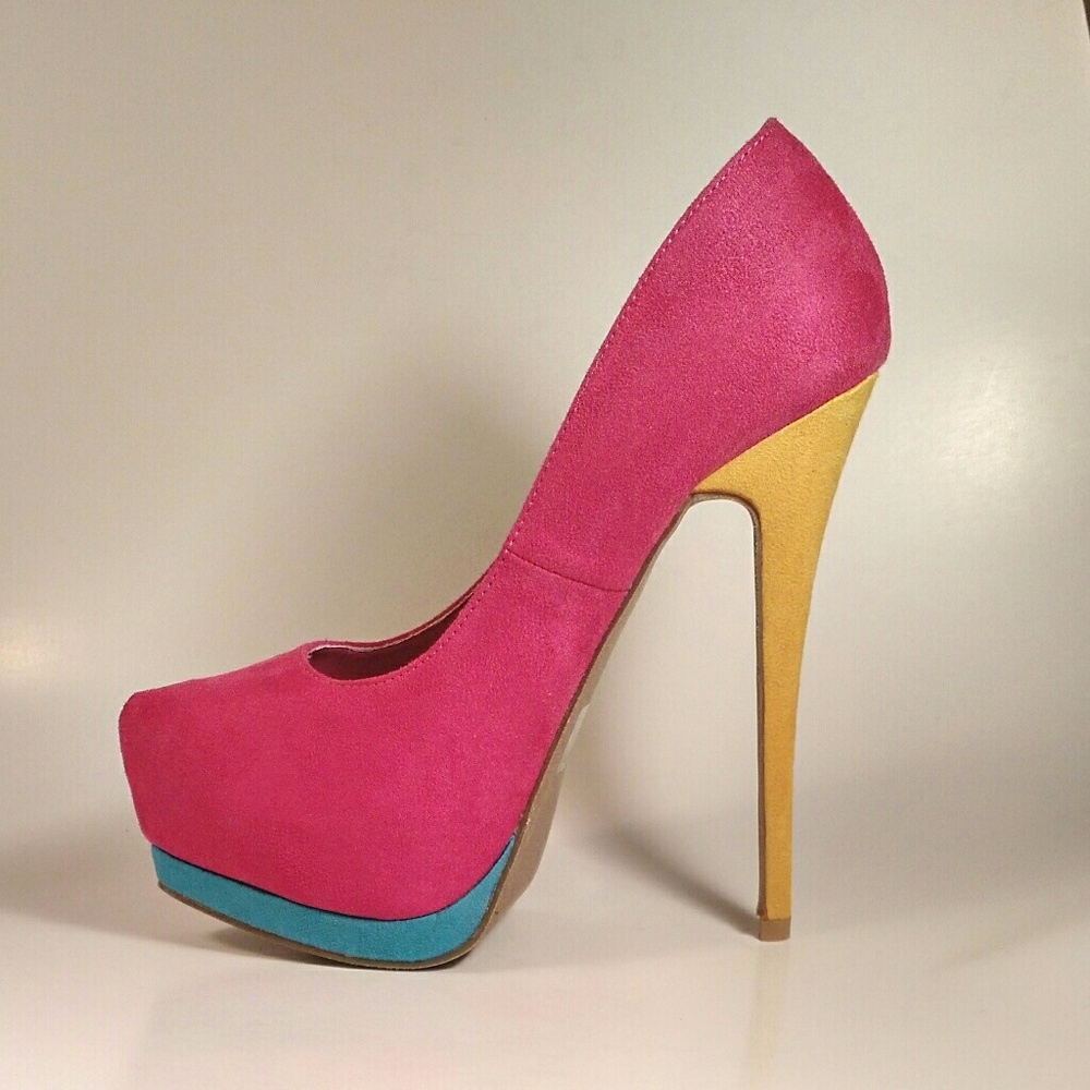 COLOR BLOCK PUMPS(NO OFFERS) - Picture 5 of 5