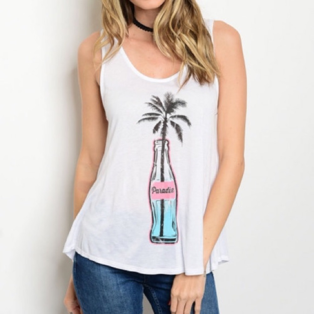 Paradise Graphic Tank Top - Picture 1 of 5