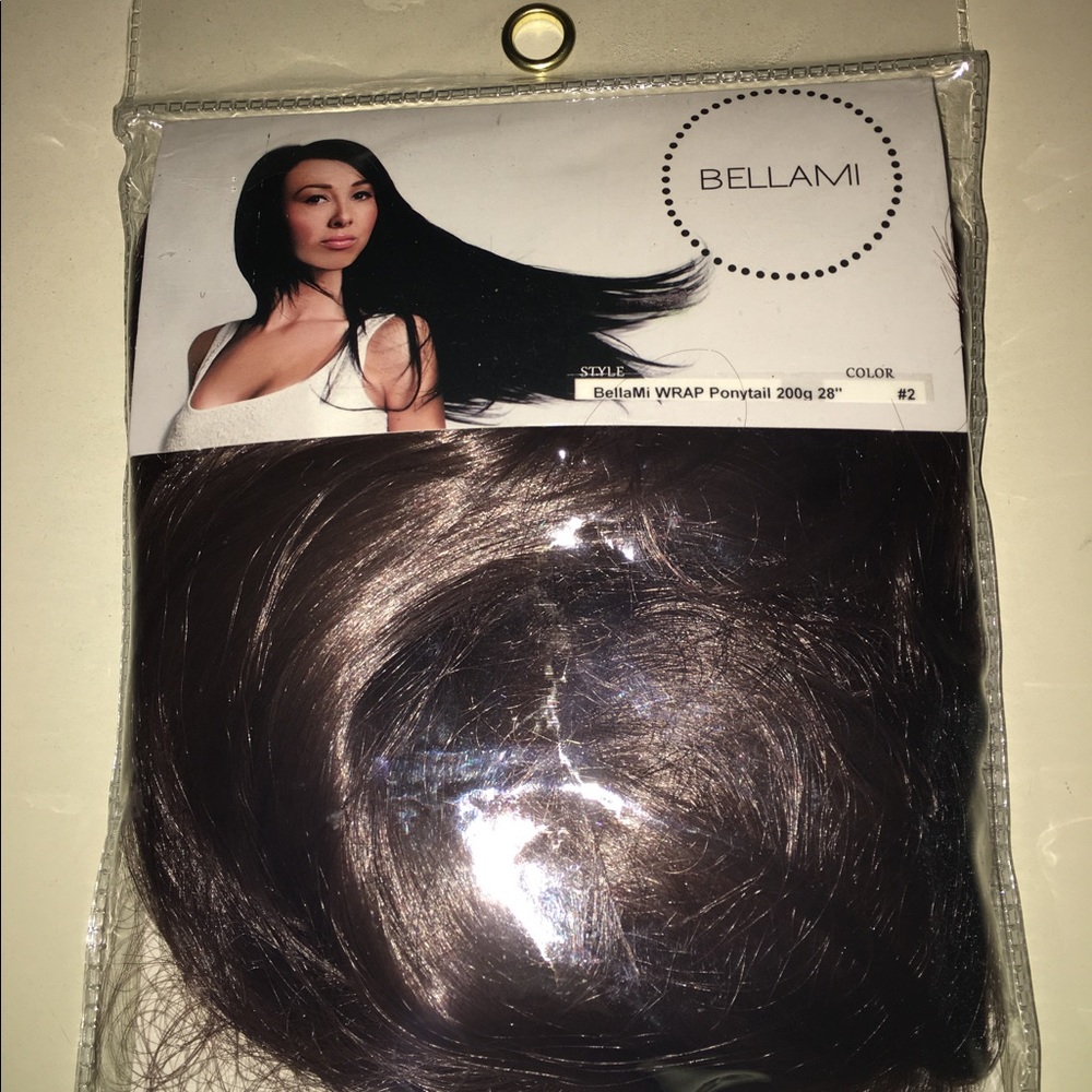 Bellami Wrap ponytail 200g 28" Brown