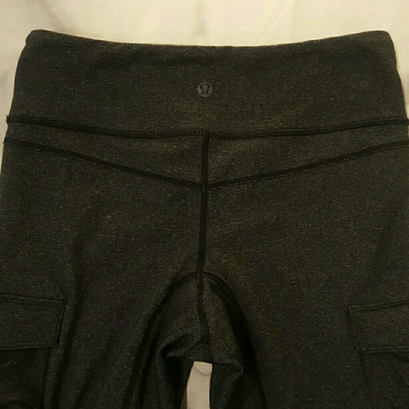 Lululemon RARE camel cargo zip leggings - Picture 2 of 8