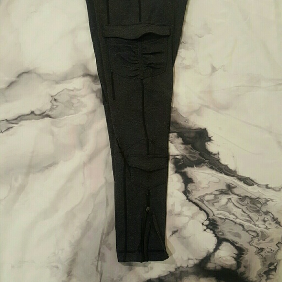 Lululemon RARE camel cargo zip leggings - Picture 4 of 8