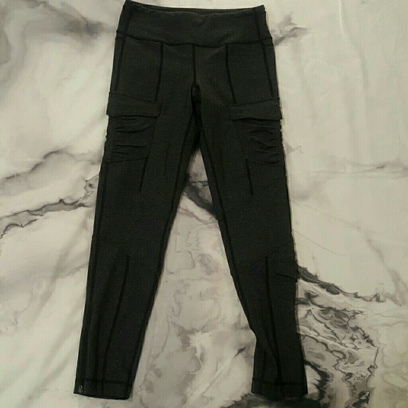 Lululemon RARE camel cargo zip leggings - Picture 6 of 8