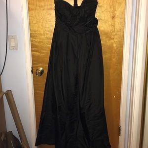 Black formal Strapless dress
