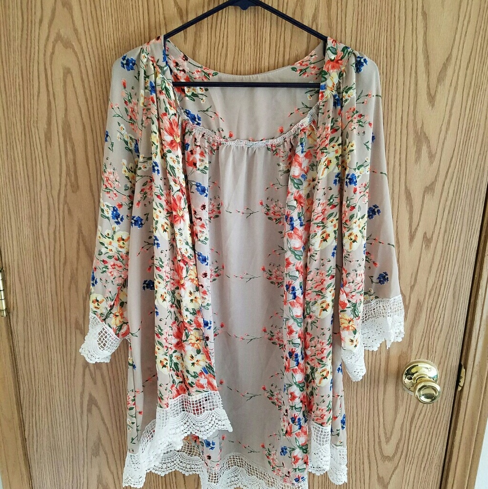 Floral Kimono