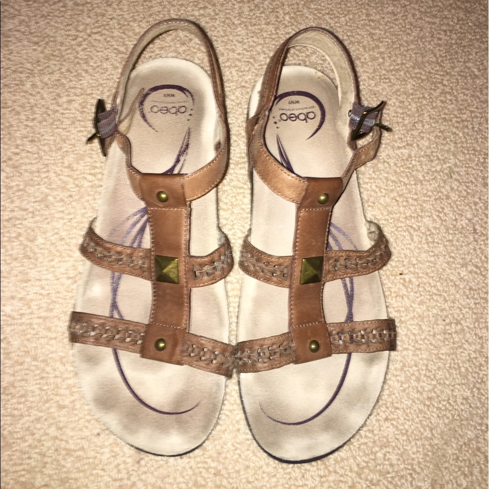 Brown sandals