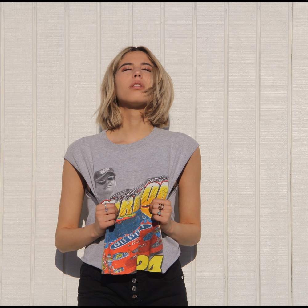 NASCAR crop tank inspired by lf
