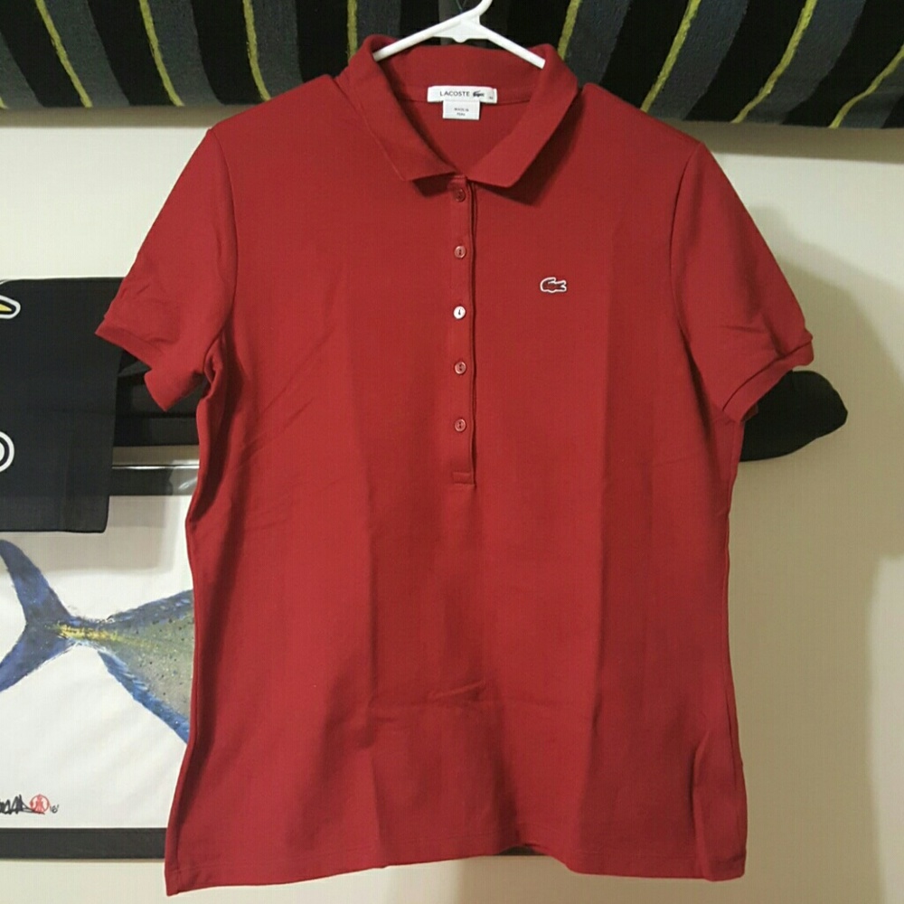 Lacoste ladies slim fit polo
