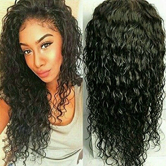 Waterwave Virgin Human Hair Lace Front Wig 22-24