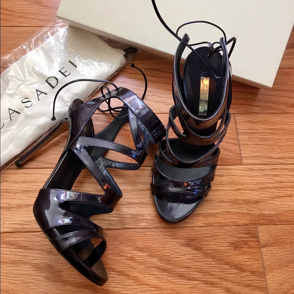 CASADEI gorgeous purple pumps, 6 inches size 6.5 - Picture 2 of 5