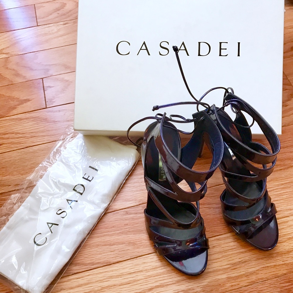 CASADEI gorgeous purple pumps, 6 inches size 6.5 - Picture 4 of 5