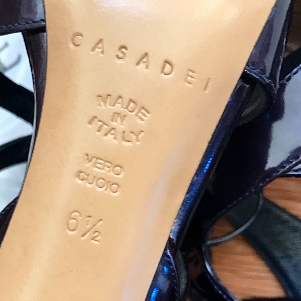 CASADEI gorgeous purple pumps, 6 inches size 6.5 - Picture 5 of 5