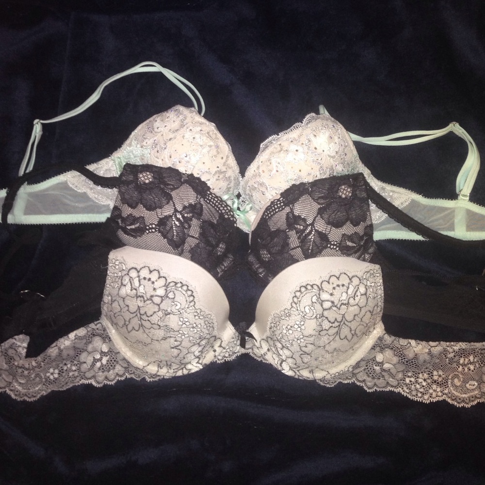 Bundle of 3 Victoria Secret Push Up Bras