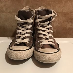 Converse All Star High Tops! Gray!