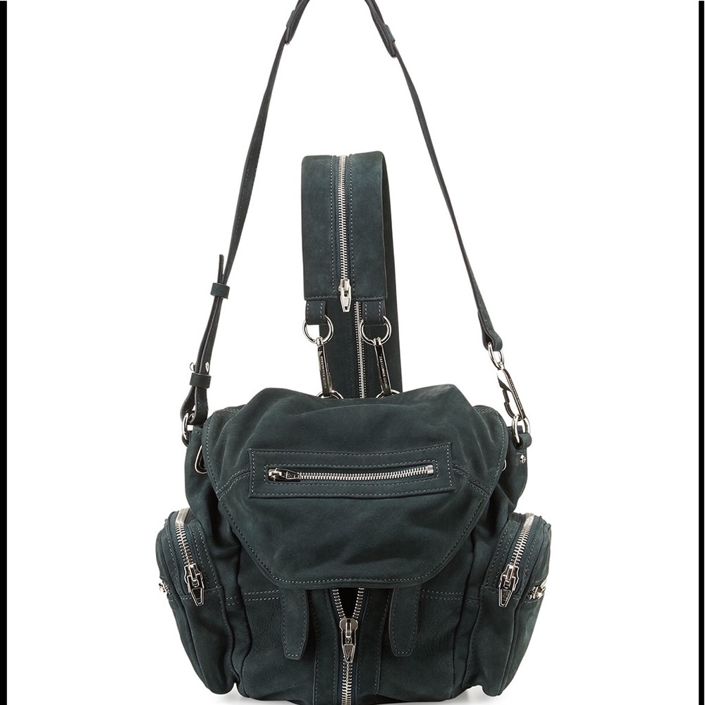 Alexander Wang mini marti backpack nubuck green