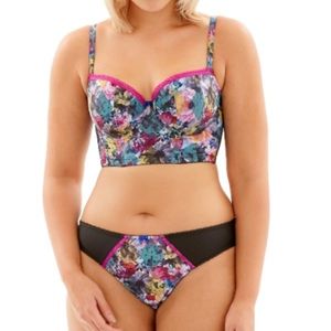 NWT Cleo Panache longline bra 32 DD lingerie set