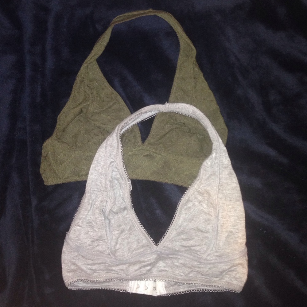 Bundle Urban outfitted halter bralettes