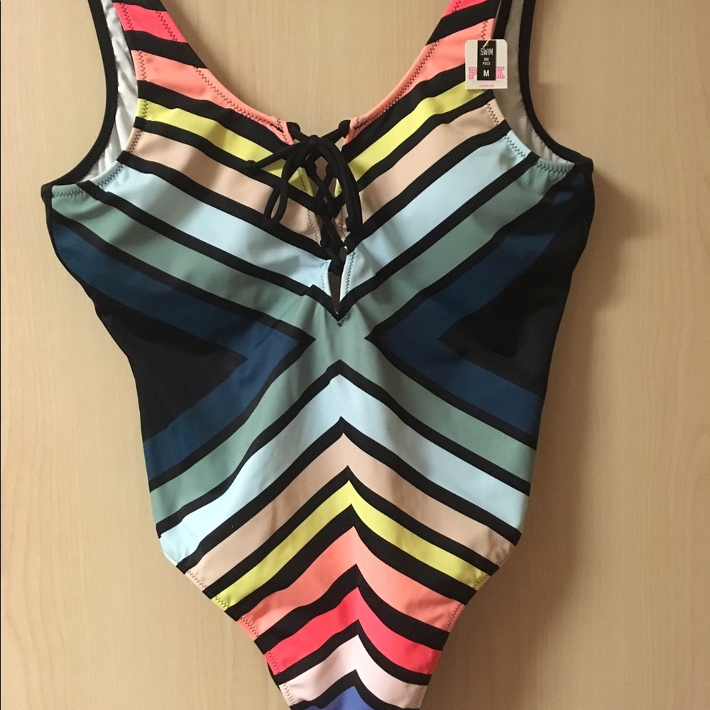 Victoria's Secret Rainbow One-Piece Bathing Suit