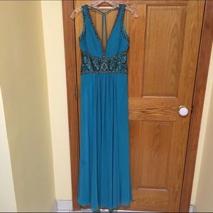 Sue Wong Floor Length Formal Prom Dress Gown