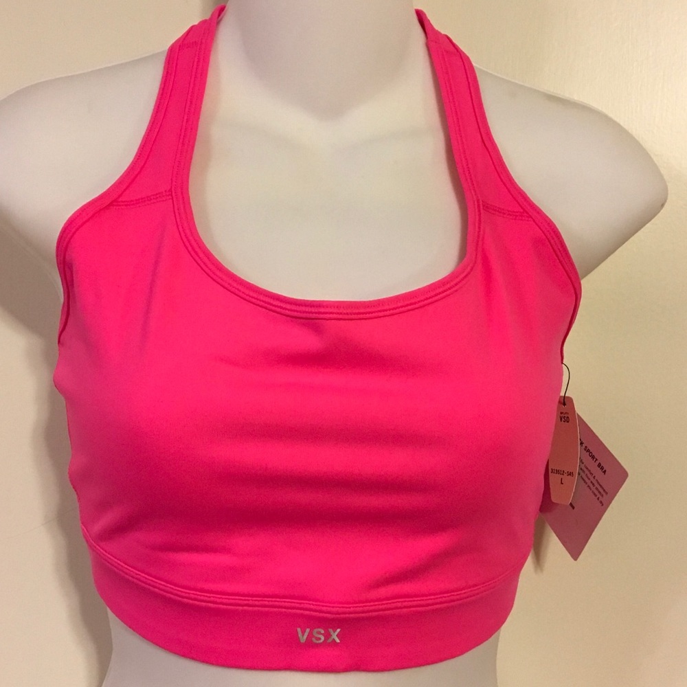 Victoria Secret VSX Sport Bra Large NWT Crossback