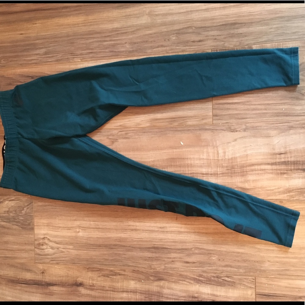 Teal Nike running pants
