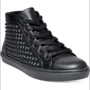 Black high top sneakers -Steve madden