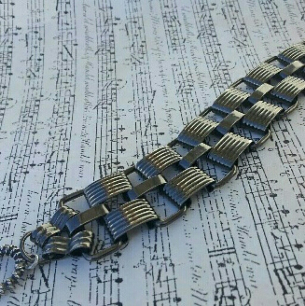 Gunmetal Link Bracelet