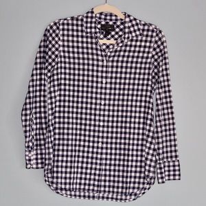 ☀️ SALE JCrew Crinkled Gingham Shirt