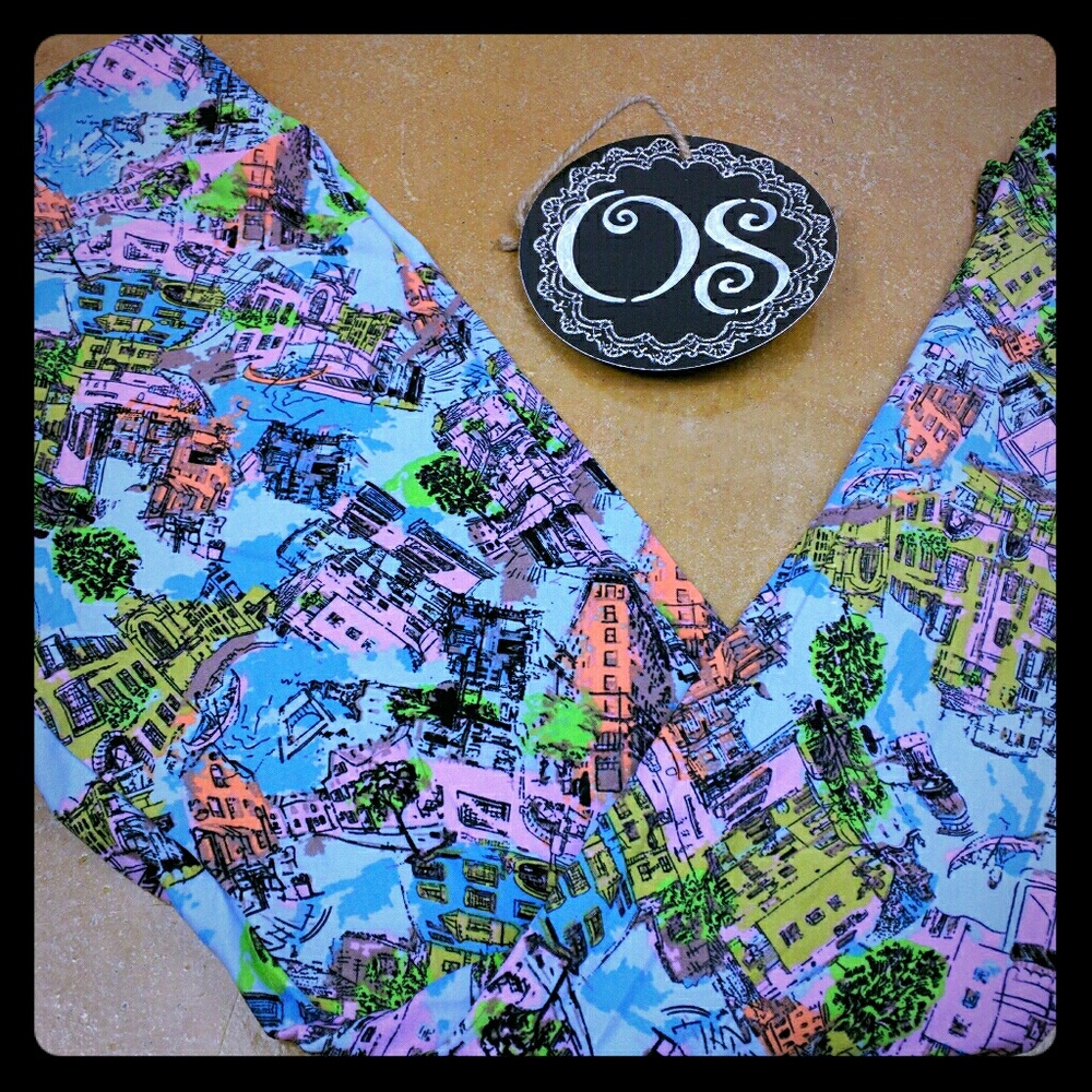 City streets Leggings