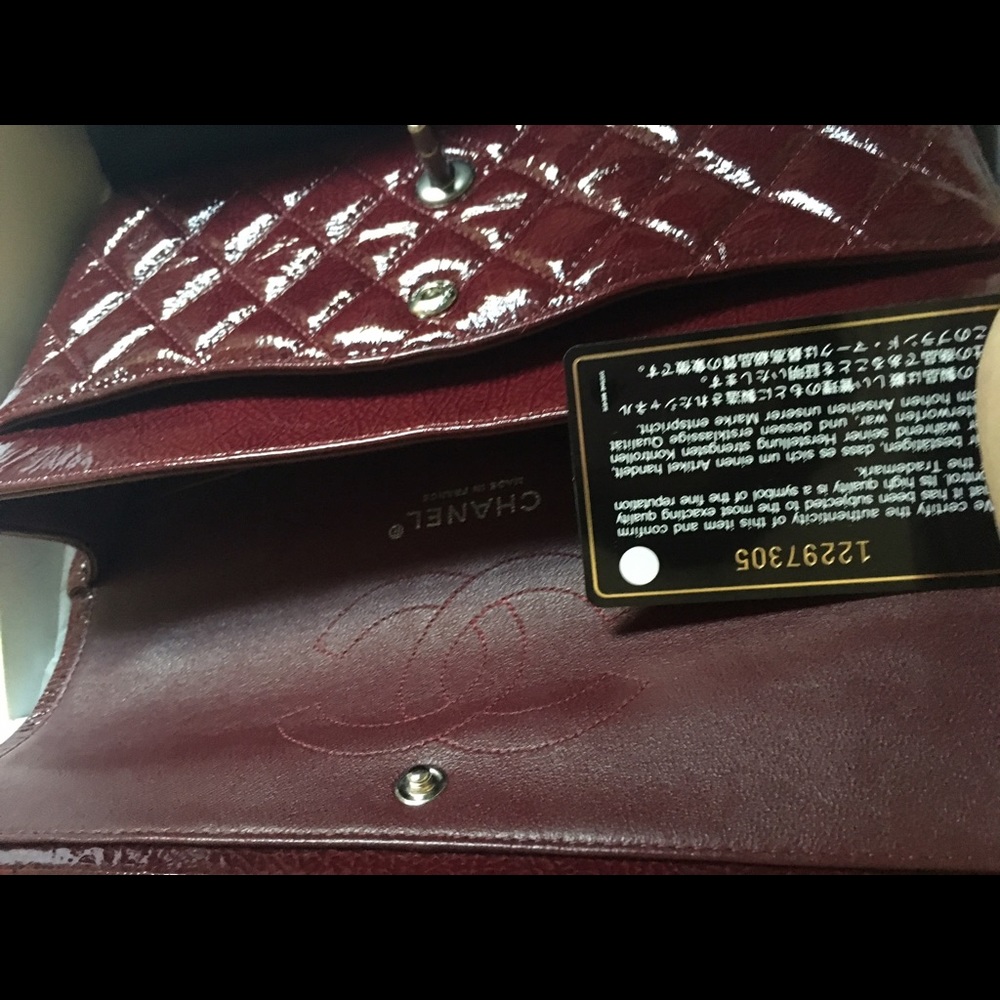 Channel raspberry bag - Picture 3 of 4