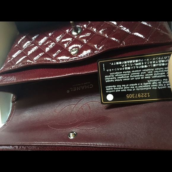 Channel raspberry bag - Picture 3 of 4