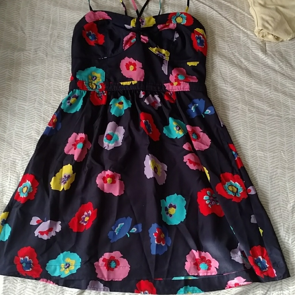 Floral, strappy sun dress