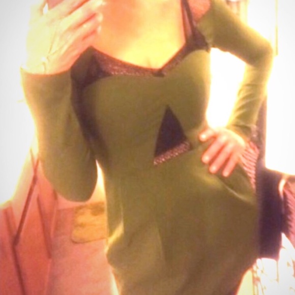 HOST PICK🎉Nanette Lepore NWT Edgy👗w/ Mesh Cutout - Picture 3 of 7